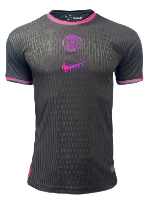 Paris saint-germain maillot de joueur spécial uniforme de football noir kit de football homme maillot haut de sport 2024-2025
